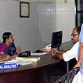 Registration Counter - Facilities of Co-operative Hospital, 
							Irinjalakuda (ICHL)
