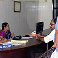 Registration Counter - Facilities of Co-operative Hospital, 
							Irinjalakuda (ICHL)